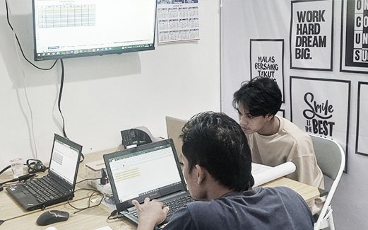 kelas Privat komputer 2 orang